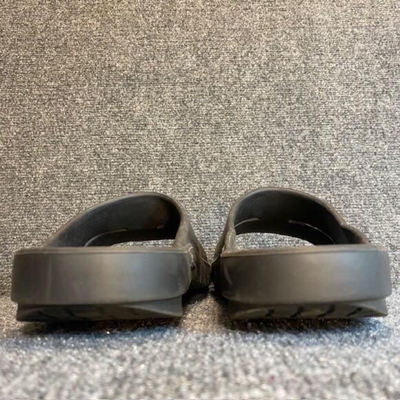 OOFOS OOahh Slide Recovery Sandals Black Slip On Mens Size 9 Womens Size 11 - Picture 4 of 7